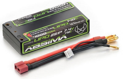 Absima Batterie Lipo Shorty 7.4V 4000mAh 140C 4150010
