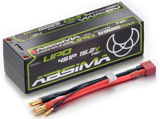 Absima Batterie Lipo Shorty HV 15.2V 5900mAh 140C 4150014