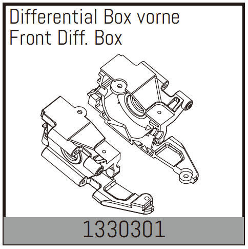 Absima Boitier de différentiel avant (2Pcs) Stoke 1330301