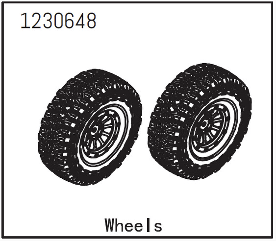 Absima Roues Complètes Sherpa (x2) 1230648