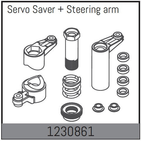 Absima Kit Sauve Servo ADB1.4 1230861