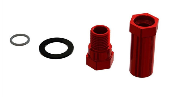 Arrma moyeu de roue 17mm/16.5mm aluminium rouge (2) - Pièces de rechange RC