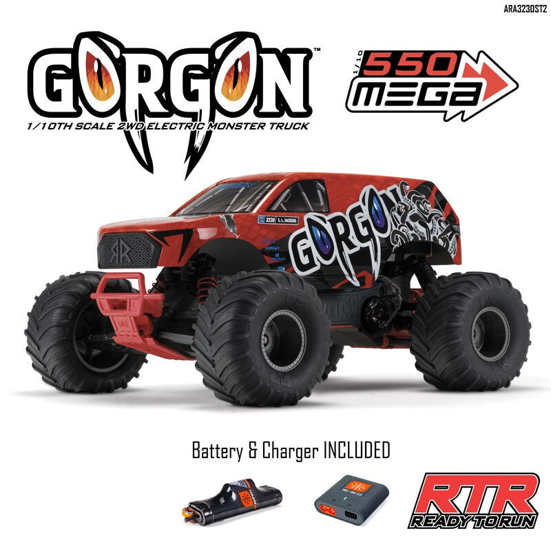 Arrma ​​Monster Truck GORGON 4x2 Mega 550 RTR ARA3230ST