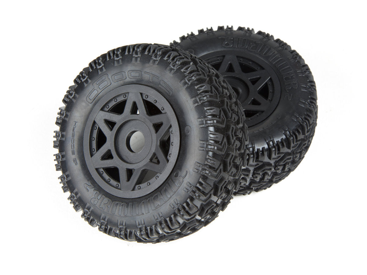 Arrma Pneus & Jantes dBoots Sidewinder 2 6S Noir (x2) AR550003