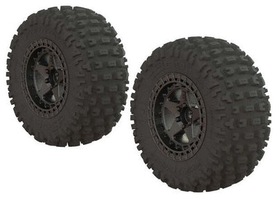 Arrma Roues dBoots Fortress SC Gun Metal (x2) ARA550087