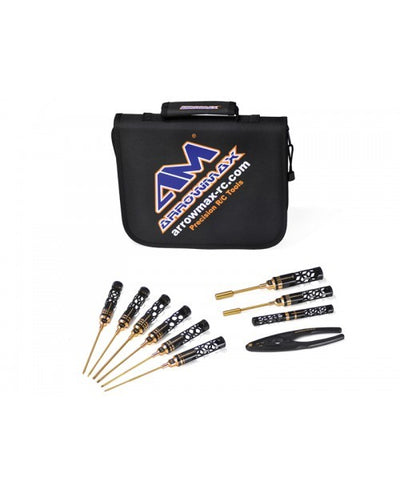 Arrowmax Set de 10 Outils "Nid d'abeille" Limited Edition (Black Golden) AM199414