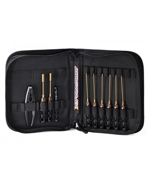 Arrowmax Set de 10 Outils "Nid d'abeille" Limited Edition (Black Golden) AM199414