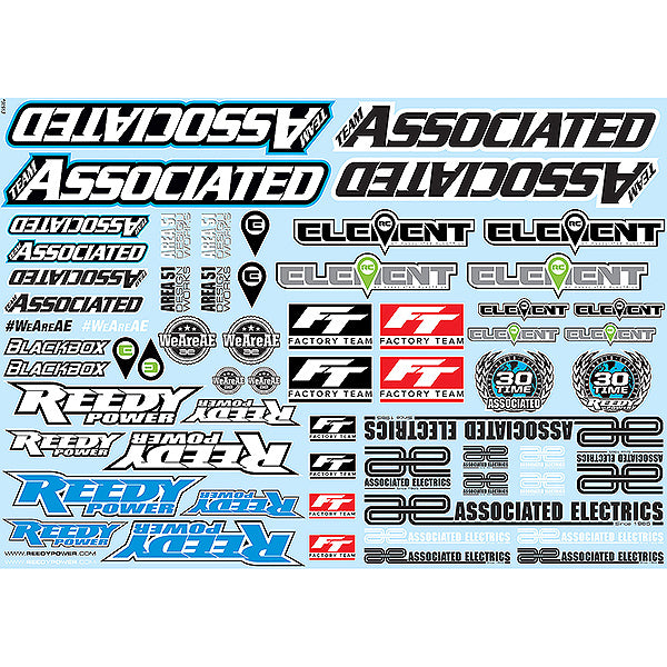 Team Associated Stickers AS91913