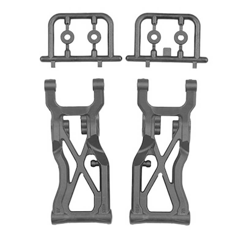Team Associated Triângulos traseiros FT Carbon V2 78 mm (x2) RC10 B7.1 92589