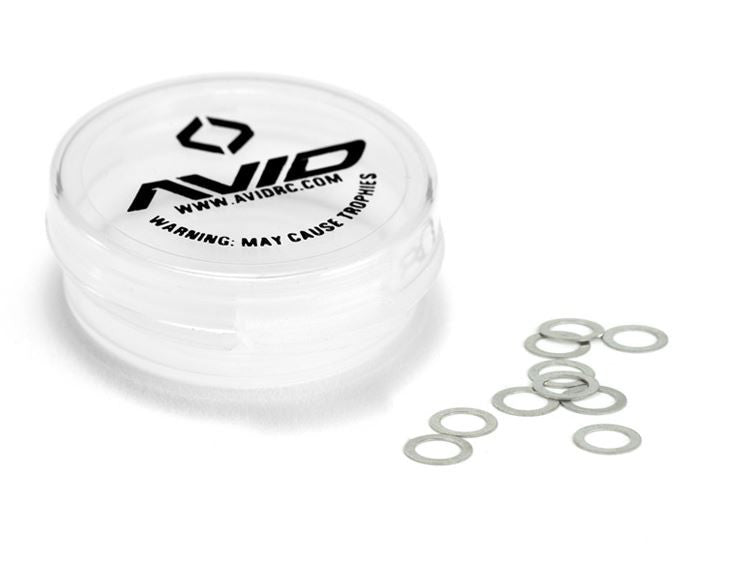 Avid Rondelles de calage 4x6x0.1mm (x10) AV-SHIM-SS-401