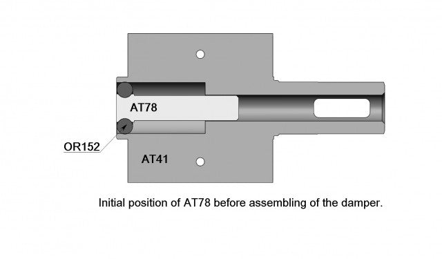 Awesomatix Piston d'amortisseur (x4) AT78