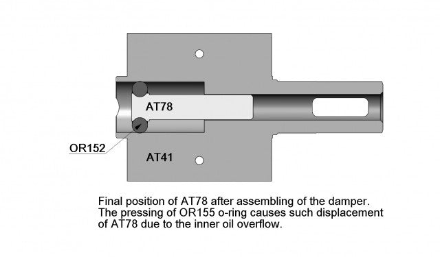 Awesomatix Piston d'amortisseur (x4) AT78