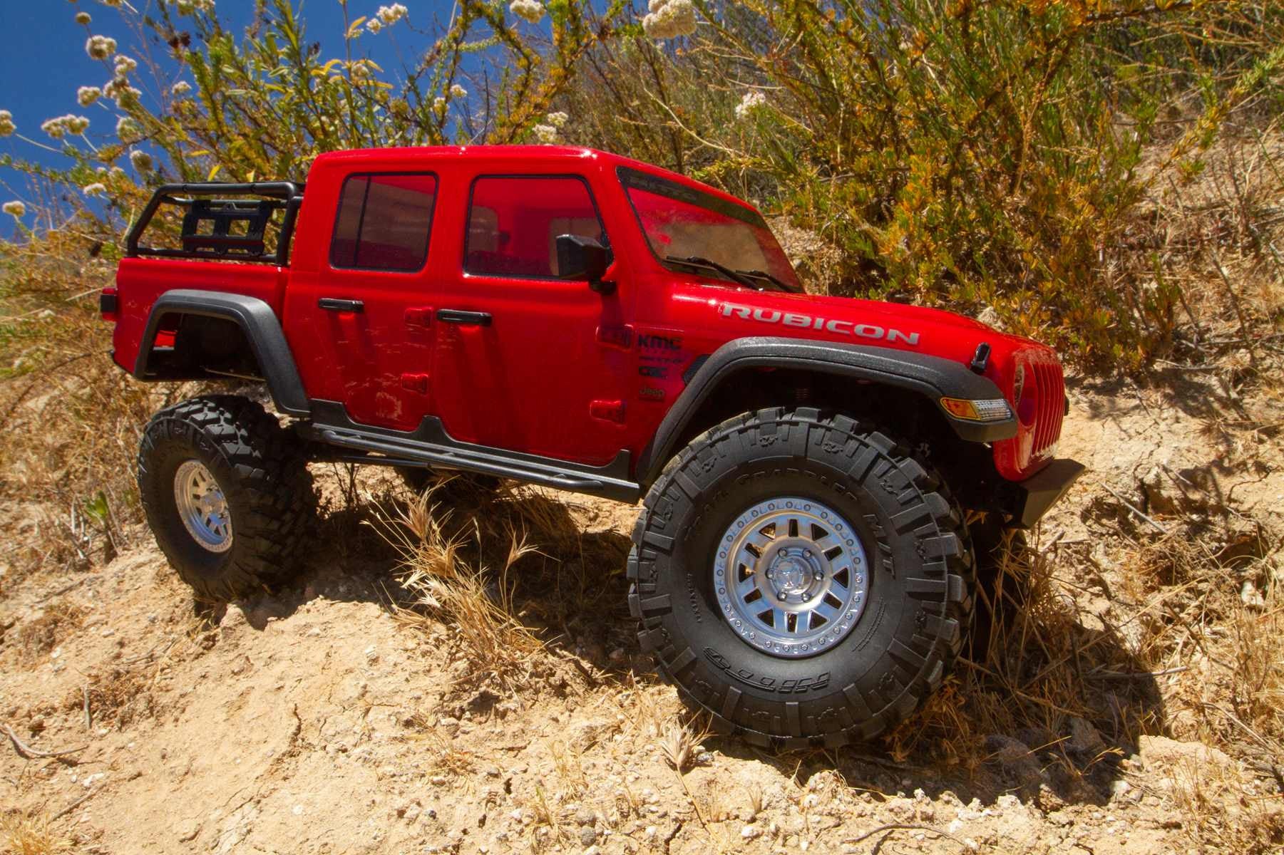 Voiture télécommandée crawler 4X4 tout-terrain (ado-adulte) Axial SCX10 III  Jeep Gladiator récente sur Gens de Confiance