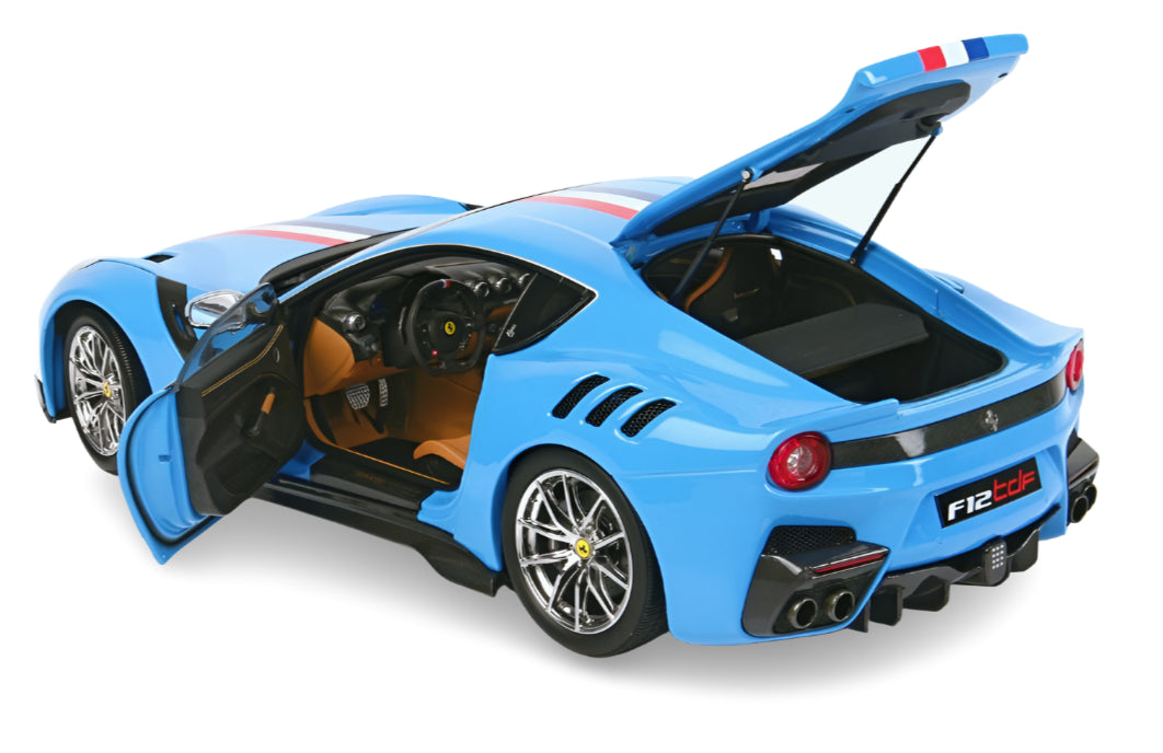 BBR Models Diecast Ferrari F-12 TDF Blue 1/18 BBR182108