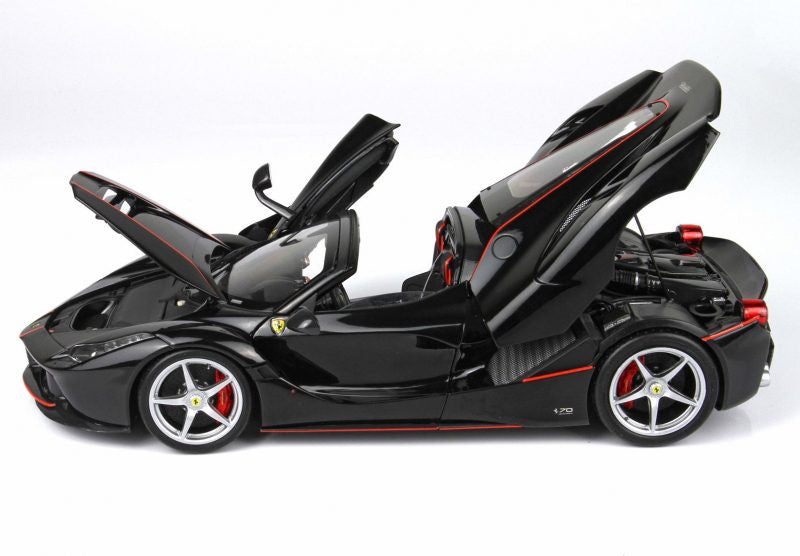 BBR Models Diecast Ferrari Laferrari Aperta Noir Daytona 1/18 BBR8182232