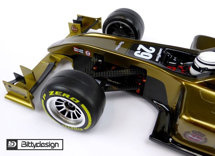 Bittydesign Carrosserie Type-6R 1/10" de F1 BDF1-T6R