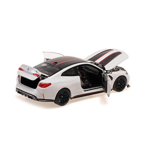 MiniChamps 2022 BMW M4 CSL Matte Gray 1/18 Scale 110023022