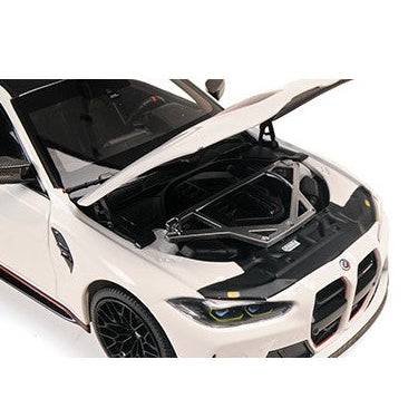 MiniChamps 2022 BMW M4 CSL Matte Gray 1/18 Scale 110023022