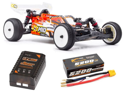 HobbyTech Buggy X-Mid 2WD Brushless RTR + Lipo/Chargeur 1.XMID.RTR-PACK