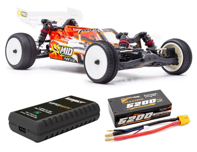 HobbyTech Buggy X-Mid 2WD Brushless RTR + Lipo/Chargeur 1.XMID.RTR-PACK