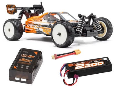 HobbyTech Buggy BXR.S2 Brushless 4x4 RTR + Lipo/Chargeur 1.BXR.S2.RTR-PACK