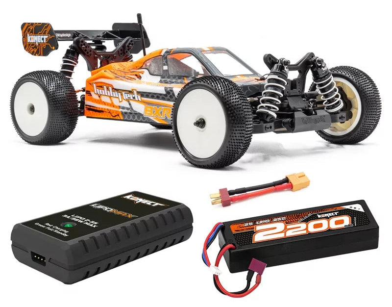 HobbyTech Buggy BXR.S2 Brushless 4x4 RTR + Lipo/Laturi 1.BXR.S2.RTR-PACK