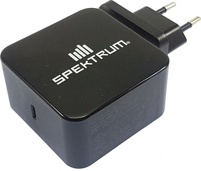 Spektrum Combo Laturi Smart S100 + Lipo 1400mAh 2S 30C + Virtalähde SPMXPSS215I