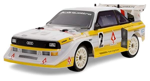 Audi Quattro ラリーカー ボディのみ Carisma GT24 Audi Sport Quattro S1 1985 4x4 Brushless 4wd RTR 1/24 884