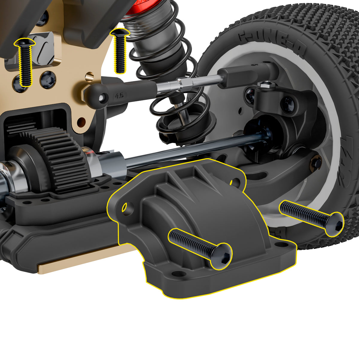 HobbyTech Buggy X-Mid 2WD Kit 8.XMID.KIT