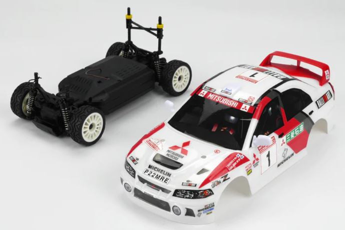 Carisma GT24 Mitsubishi Lancer EVO WRC 4x4 Brushless 4wd RTR 1/24 CARI86868