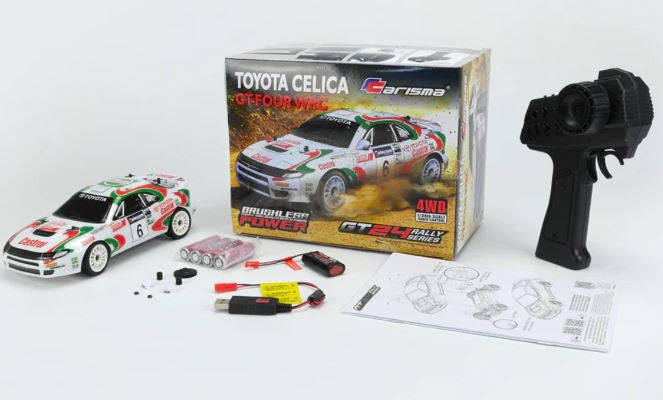 Carisma GT24 Toyota Celica GT-FOUR WRC 4x4 Brushless 4wd RTR 1/24 CARI86768