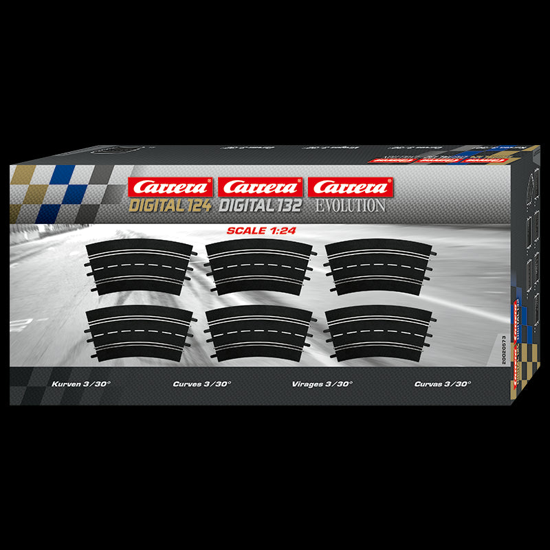 Carrera Digital 124/132/Evolution Virage 4/15° (12) —