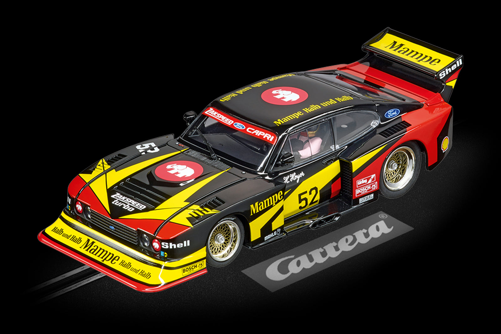 Carrera Evolution Ford Capri Zakspeed Turbo Mampe-Ford-Zakspeed-Team, No.52 27686