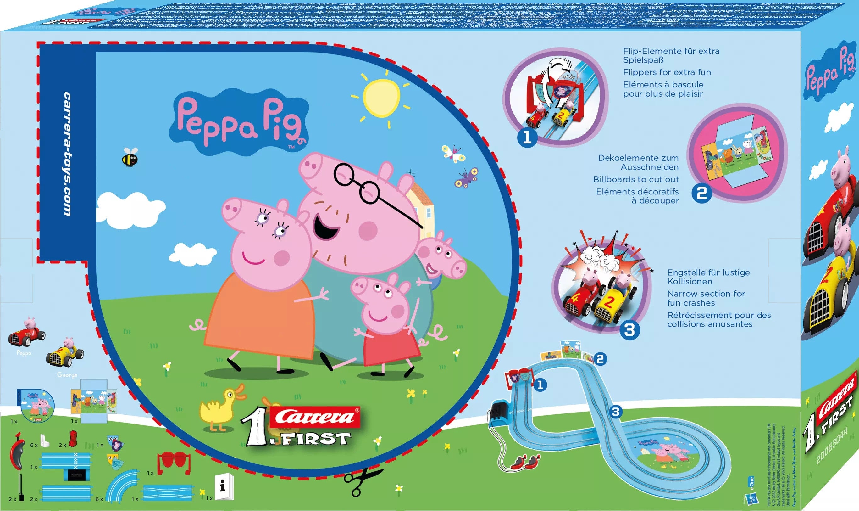 Carrera First Circuit Peppa Pig - Soapbox Race 63044