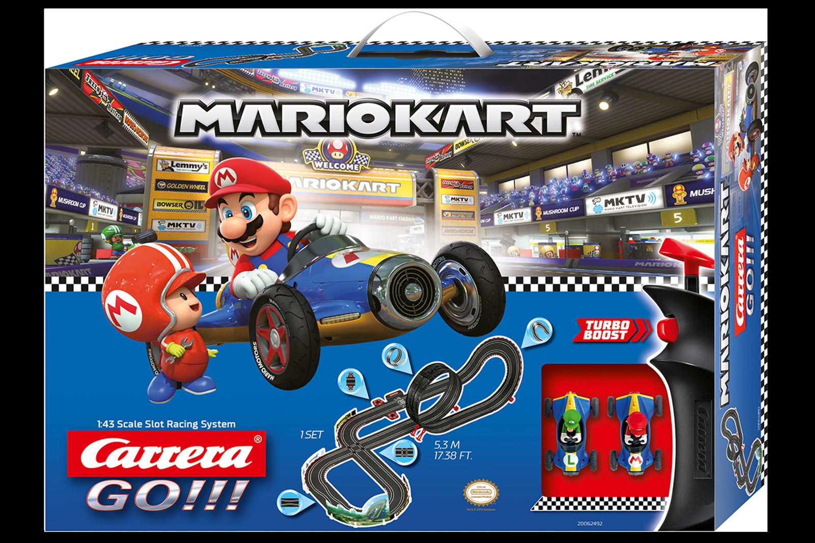 Carrera GO!!! Circuit Nintendo Mario Kart Mach 8 62492