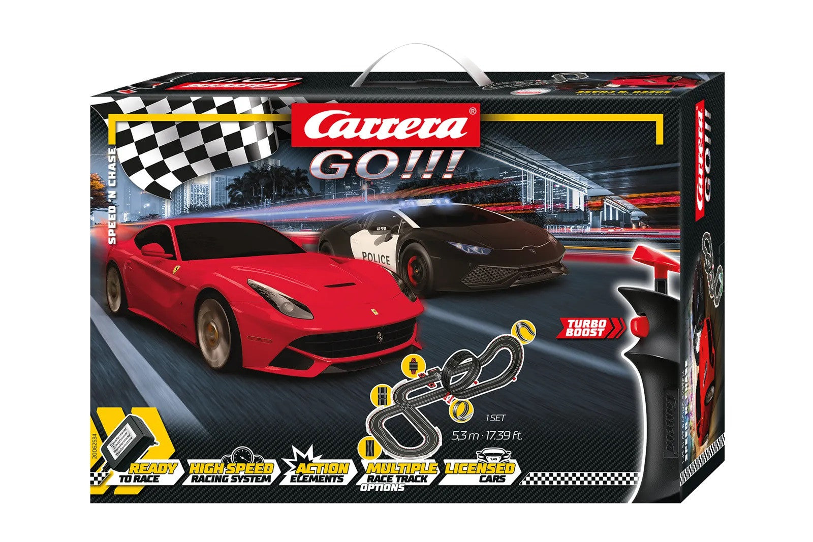 Carrera GO!!! Circuit Speed 'n Chase 62534