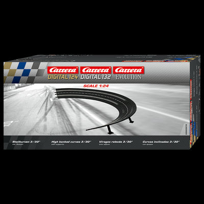 Carrera Virage relevé 3/30° 124/132 (x6) 20576