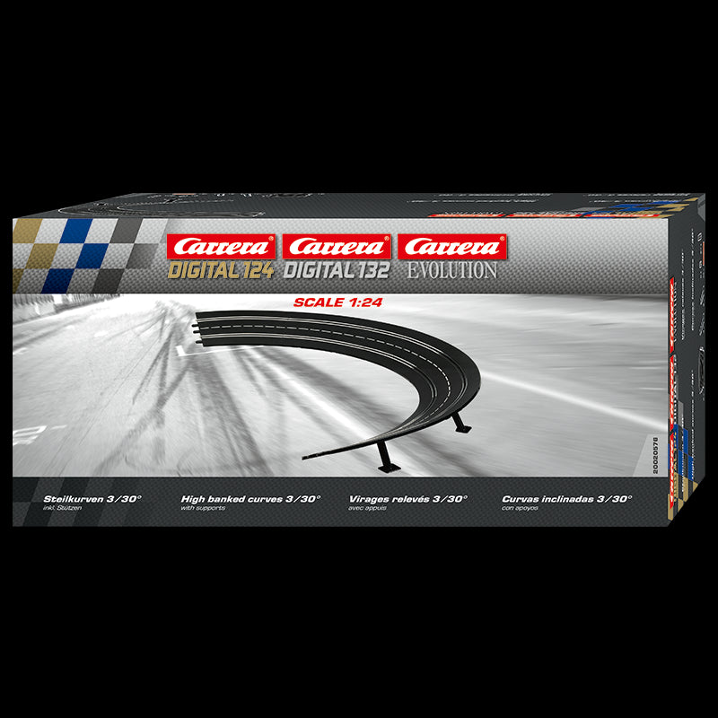 Virage relevé pour circuit Carrera GO 2008810/1 Accessoires GO