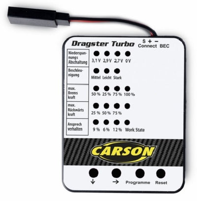 Carson Carte de programmation Dragster Turbo 906303