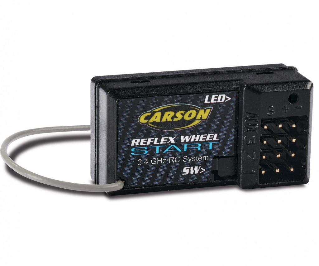 Afstandsbediening en ontvanger Carson Reflex Wheel PRO3 2,4GHz 50 0052 Afstandsbediening en ontvanger Carson Reflex Wheel PRO3 2,4GHz 50 0052