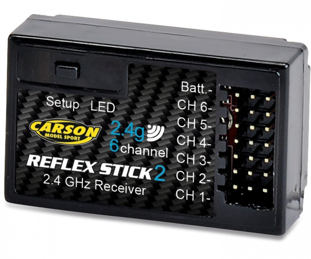 CARSON Radio Reflex Stick II 6 voies Carbone Edition 500501007