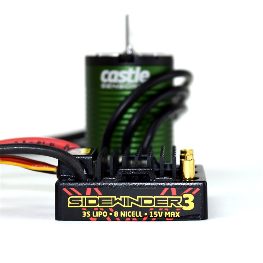 CASTLE Combo Sidewinder SV3 + 1406 4600Kv Sensored 010-0115-05