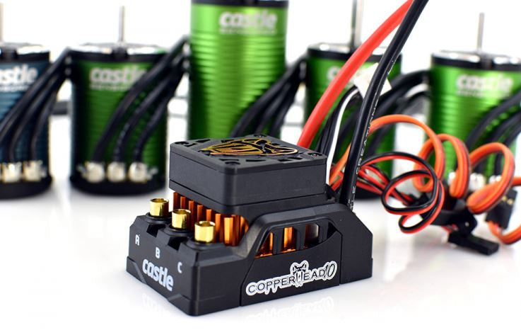 Castle Combo Cooperhead 10 Drive + 3800 Kv SCT Motor