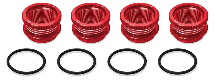 T-Work's Bagues +11mm pour amortisseurs Universelle 16mm Alu (x4) 1/8