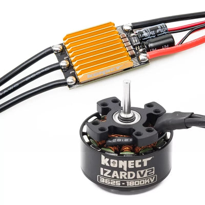 Konect Combo Crawler Konect ESC Izard Brushless 80A + Motor de jaula giratoria 3625 1800Kv KN-IZARD-COMBO-80