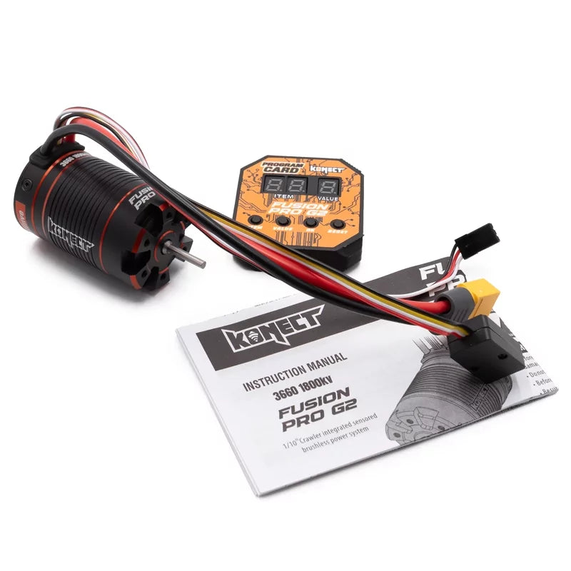 Konect Combo Brushless Fusion G2 1800Kv IP67 Crawler 1/10 KN-3660-FUS1800-G2