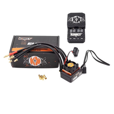 Konect Variateur Brushless 100A Elite 2S avec carte de programation KN-ELITE-ESC100