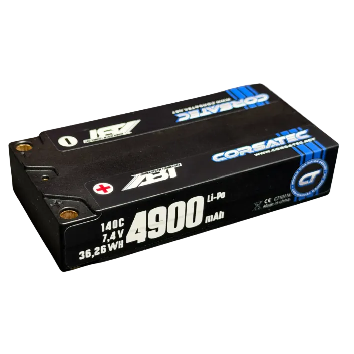Corsatec Lipo 2s Shorty LCG 4900mah 7.4V 140C ABT Line HP CT10116