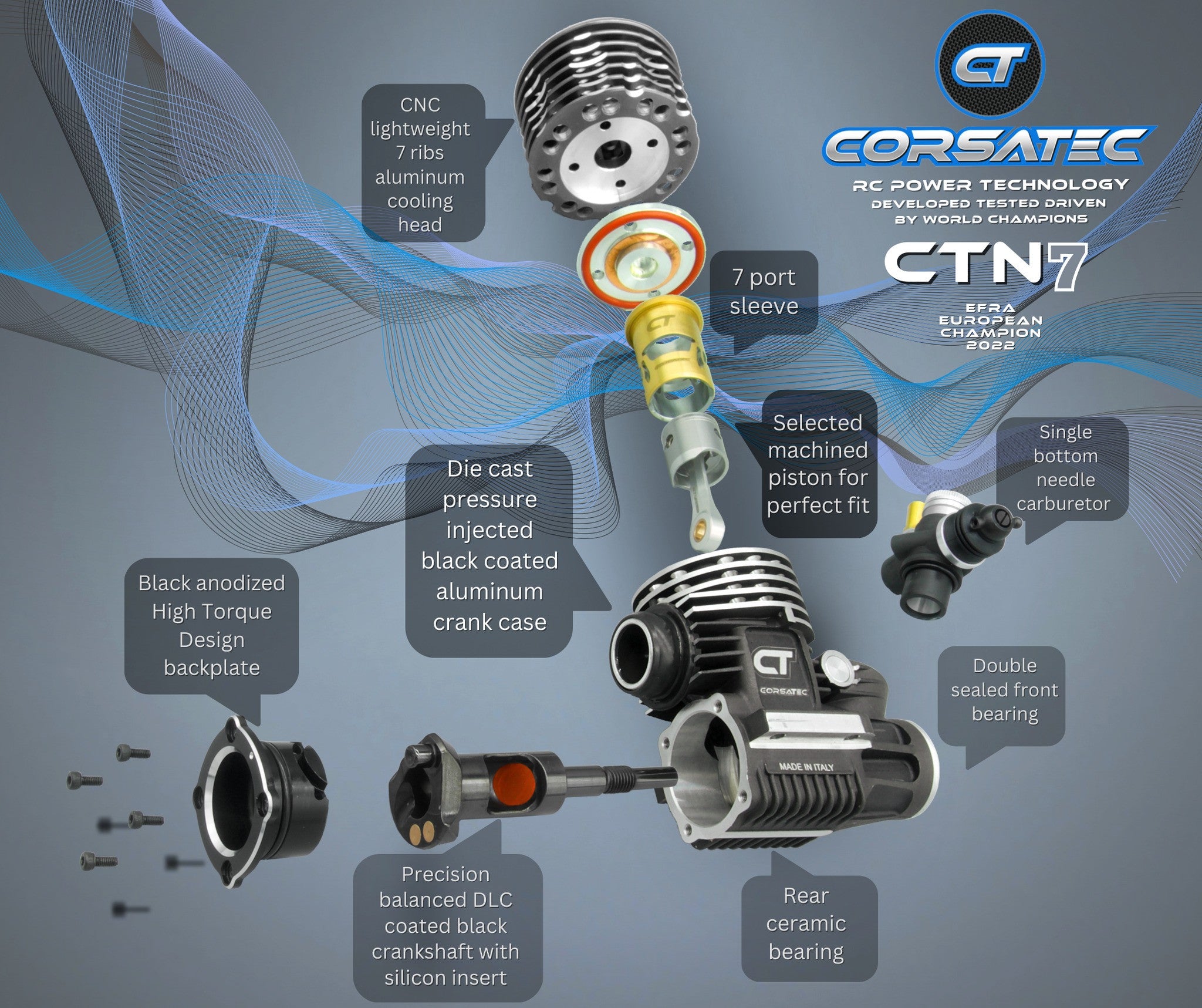 Corsatec Moteur Pro Spec 7 Transferts CT50001