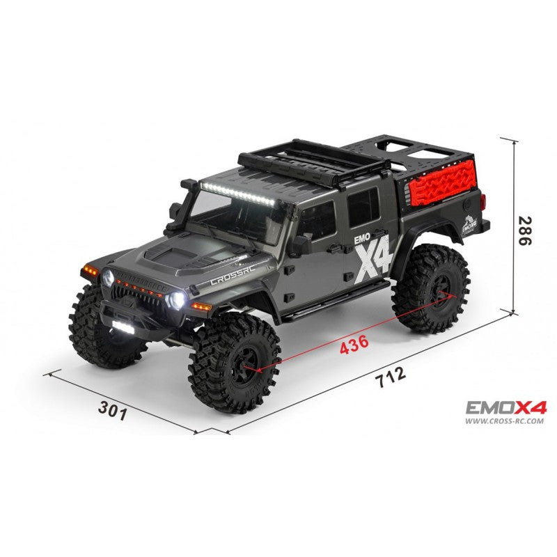 Cross-RC Crawler EMO X4 4WD 775 Brushed 1/8 RTR CRO90100175
